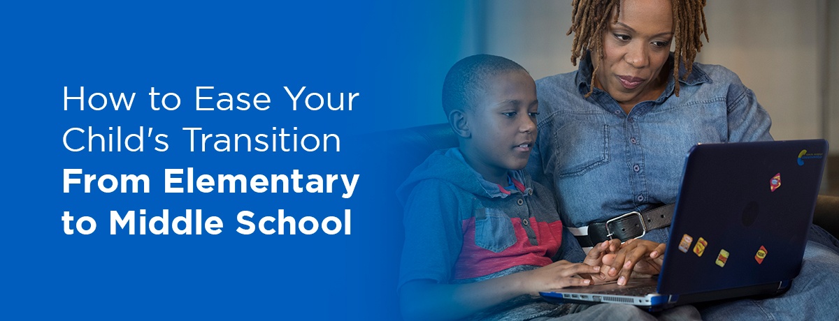 Graphic: How to ease your child's transition from elementary to middle school.