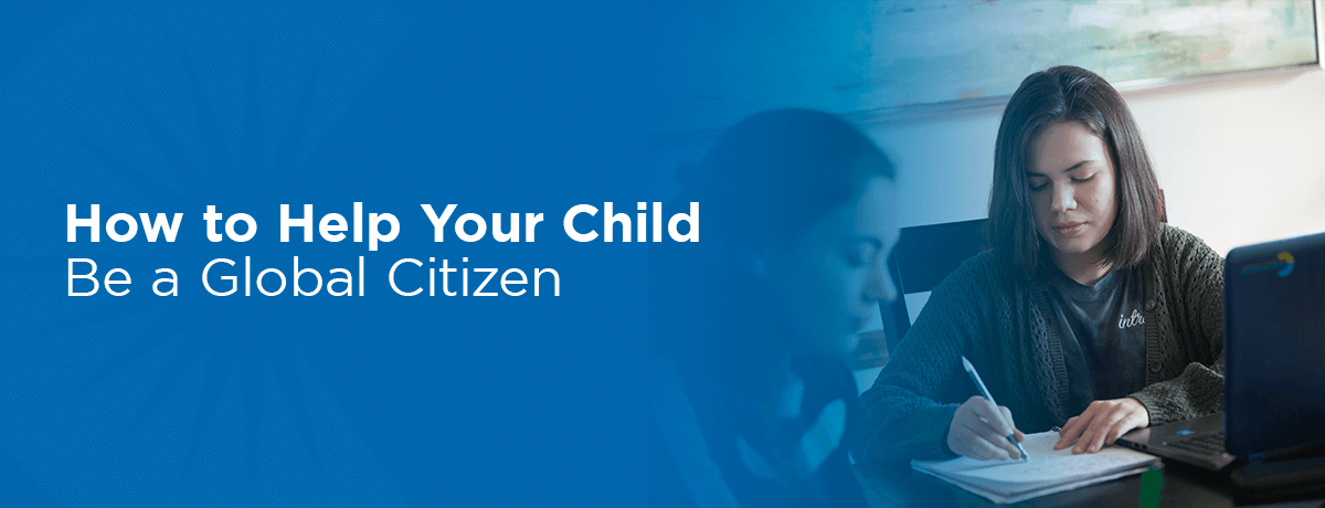 Graphic: How to help your child be a global citizen.