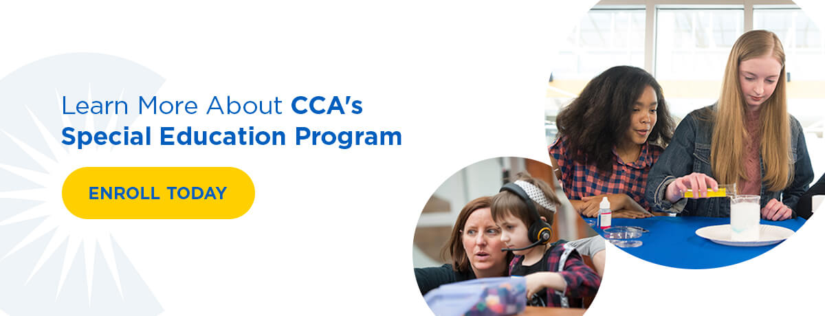 Graphic: Learn more about CCA's special education program.