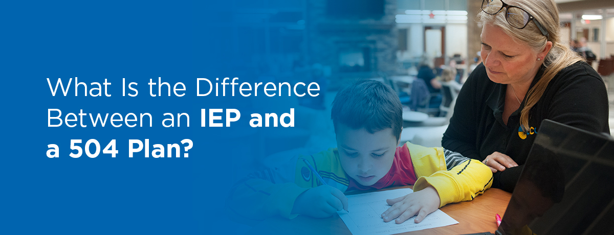 Graphic: What is the difference between an IEP and 504 plan?