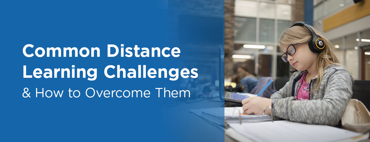 Graphic: Common distance learning challenges