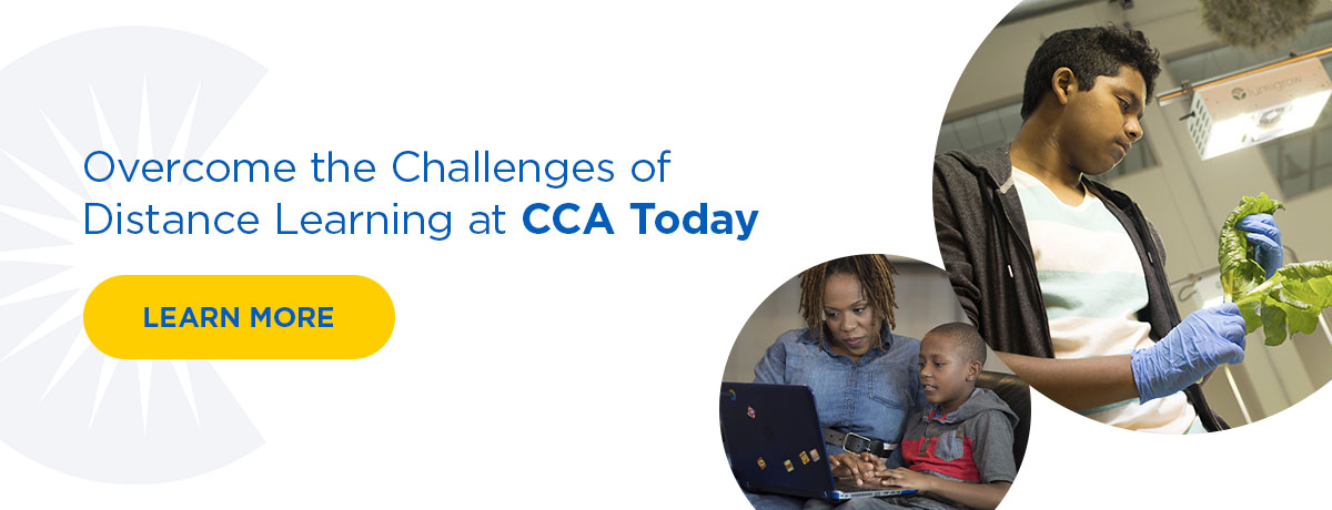 Graphic: Overcome the challenges of distance learning at CCA