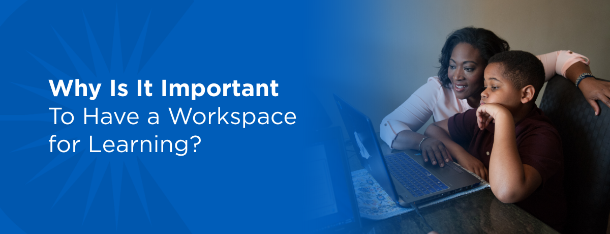 Graphic: why is it important to have a workspace for learning?