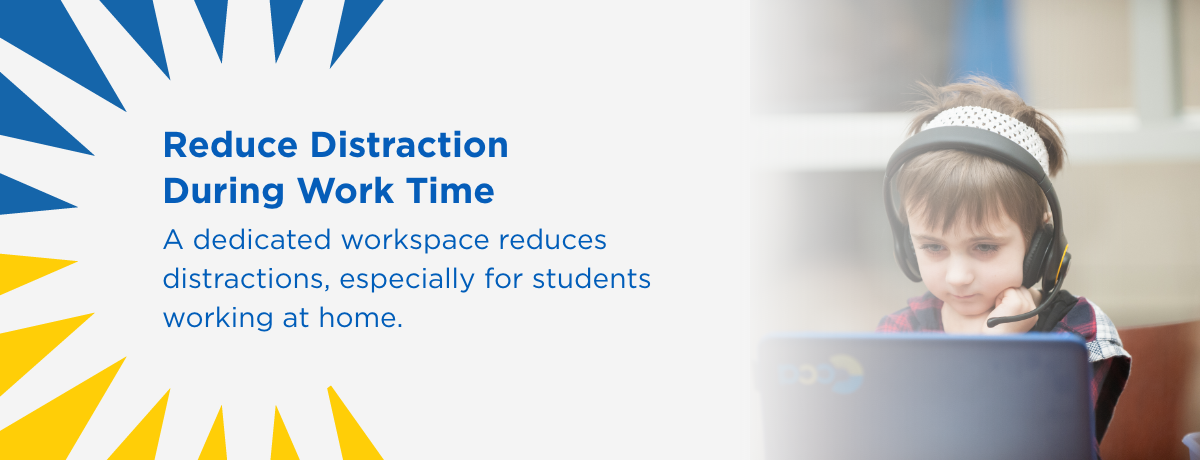 Graphic: reduce distraction during work time