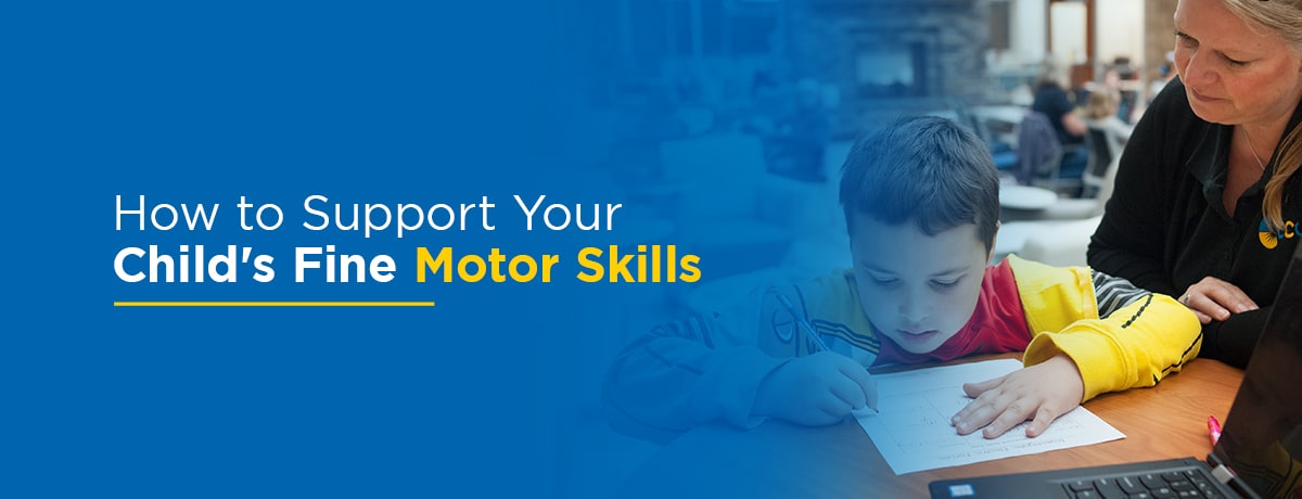 Graphic: How to support your child's fine motor skills