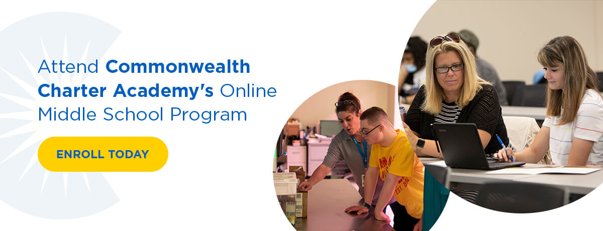 Attend Commonwealth Charter Academy's Online Middle School Program