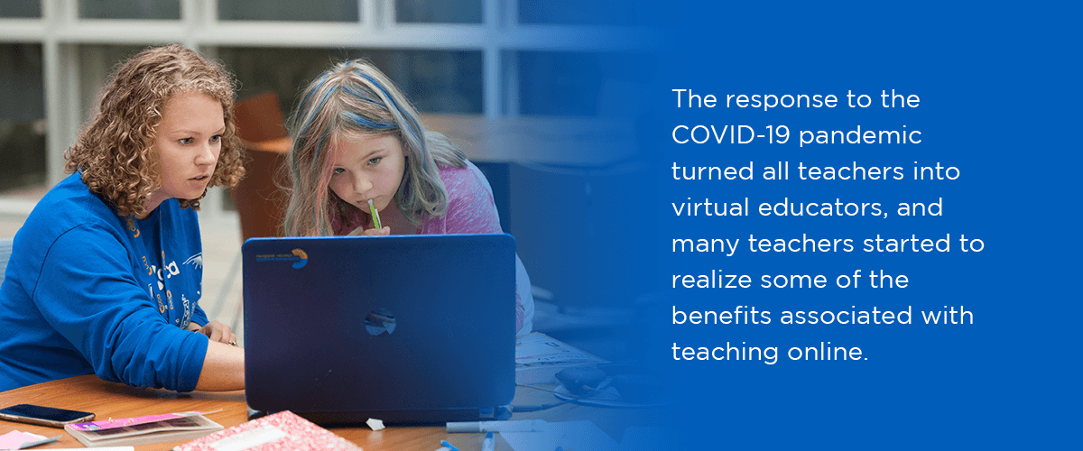 Benefits of teaching online