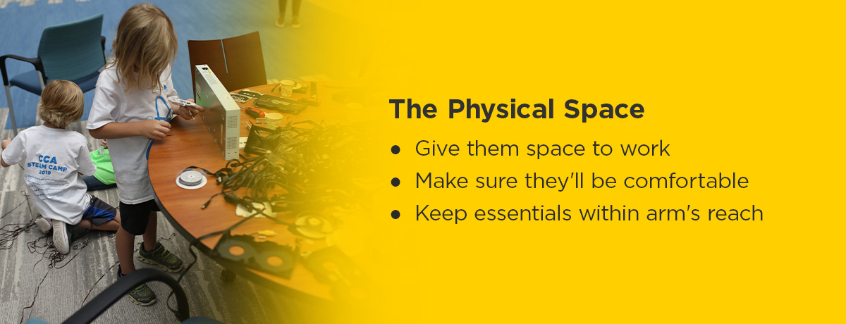 The physical space your child works in can hinder or boost their productivity and performance