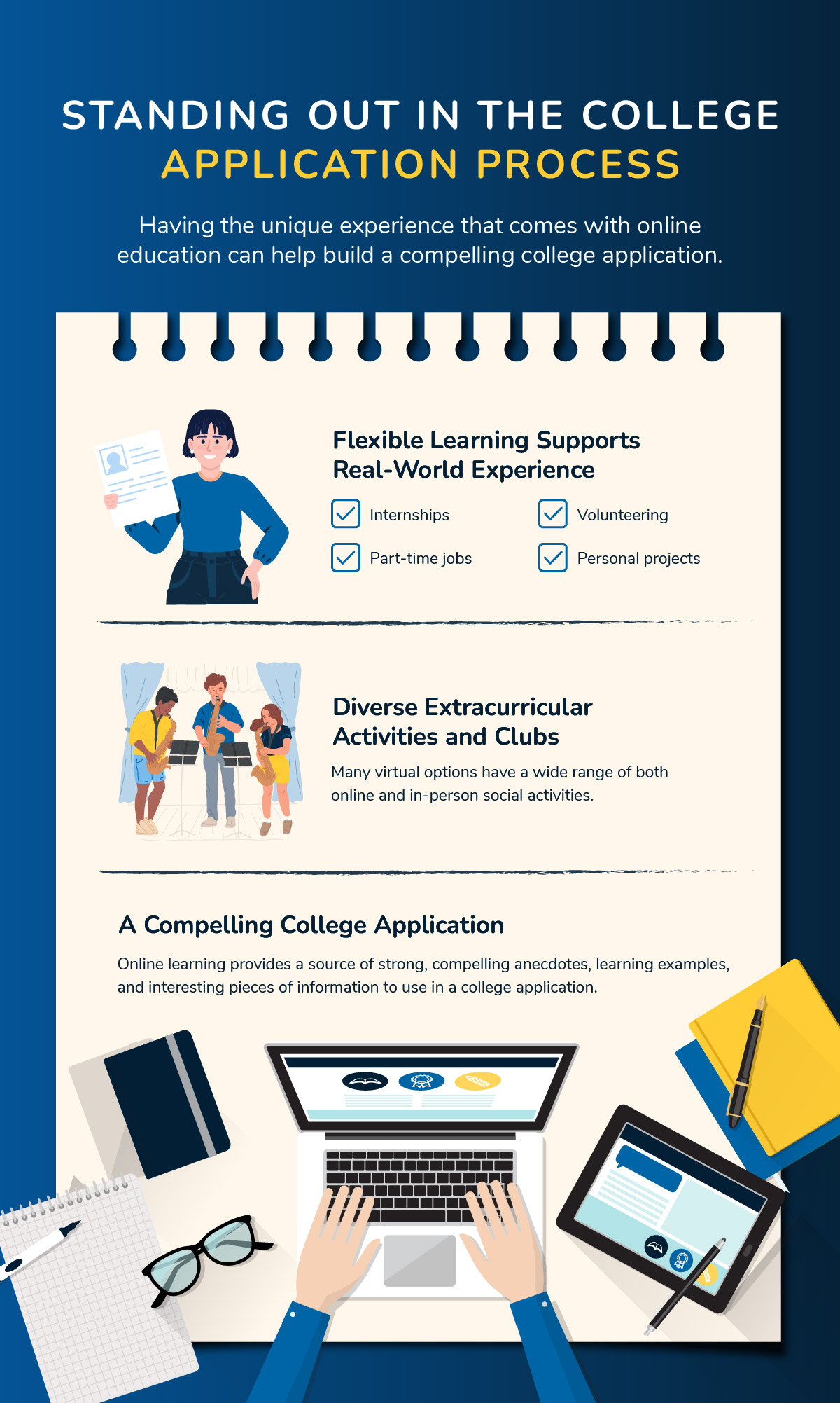How to stand out in the college application process