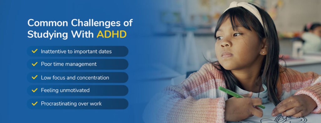 Common Challenges of Studying With ADHD